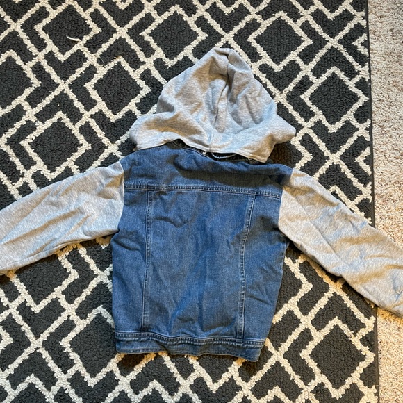 Toddler Denim Hooded Jacket - Picture 6 of 6